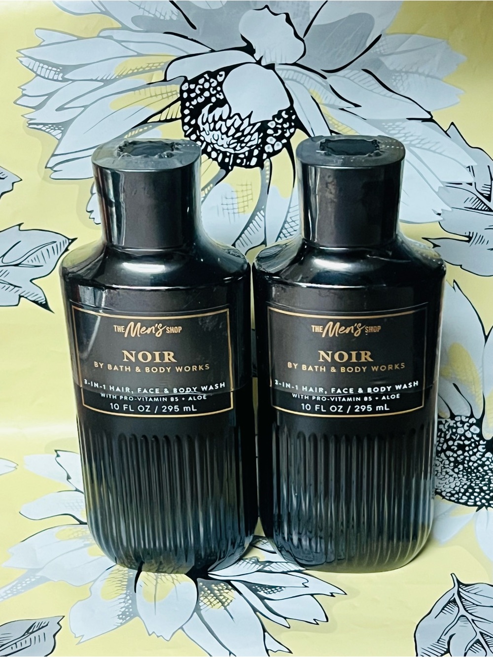 NEW PACK OF -2 Bath & Body Works NOIR, 3 IN 1 Body Wash Men's Collection, 10 OZ